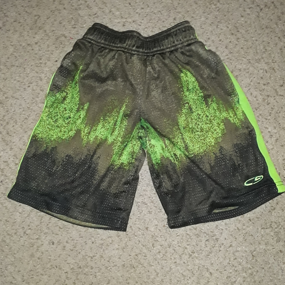 Green & Black Champion Gym Shorts